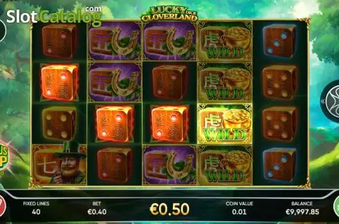 Скрин4. Lucky Cloverland Dice слот