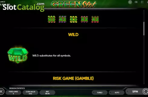 Скрин7. Green Slot слот
