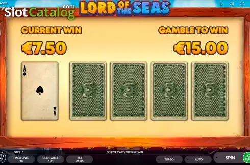Скрин4. Lord of the Seas (Endorphina) слот