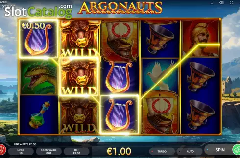 Скрин5. Argonauts (Endorphina) слот