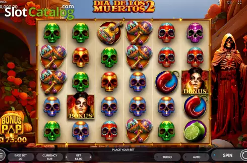 Скрин2. Dia de Los Muertos 2 слот