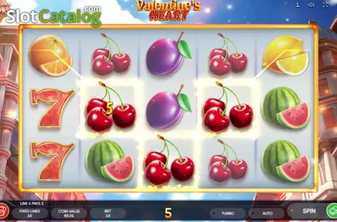 Скрин3. Valentine's Heart слот