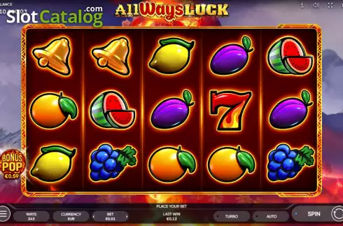 Скрин2. All Ways Luck слот