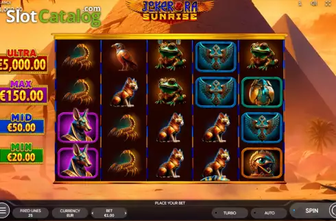 Скрин2. Joker Ra: Sunrise слот