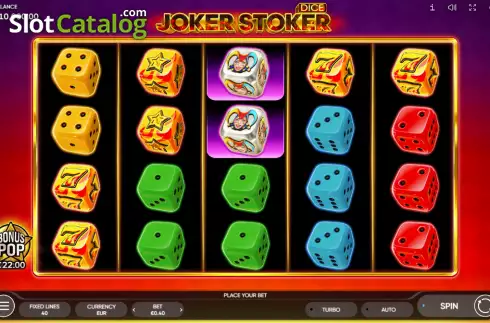 Скрин2. Joker Stoker Dice слот