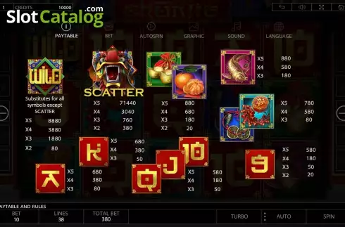Скрин5. Chunjie слот