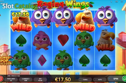 Скрин4. Raging Wings слот