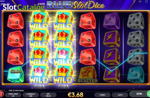 Скрин3. Blue Slot Dice слот