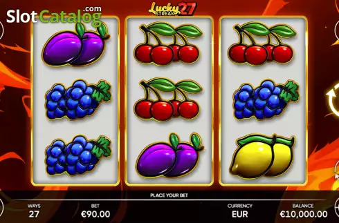 Скрин2. Lucky Streak 27 слот