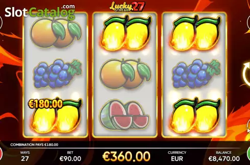 Скрин3. Lucky Streak 27 слот