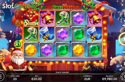 Скрин2. Xmas Burst слот