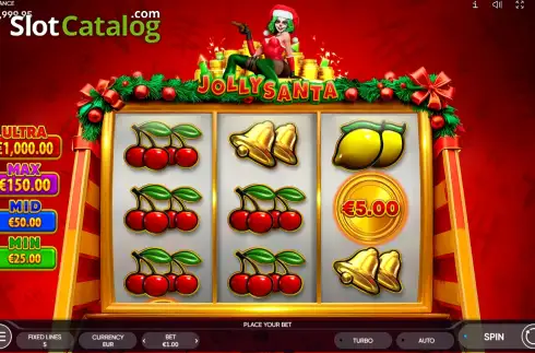 Скрин2. Jolly Santa слот