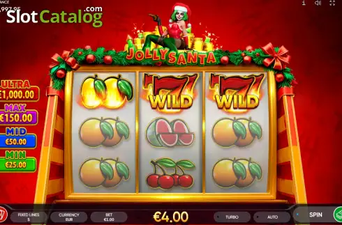 Скрин3. Jolly Santa слот