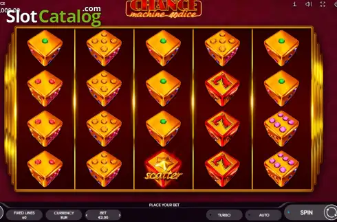 Скрин2. Chance Machine 40 Dice слот