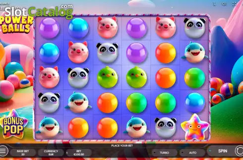 Скрин2. Power Balls (Endorphina) слот