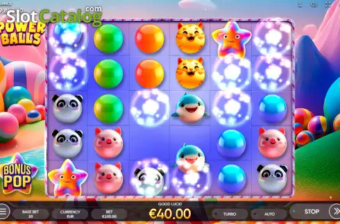 Скрин3. Power Balls (Endorphina) слот