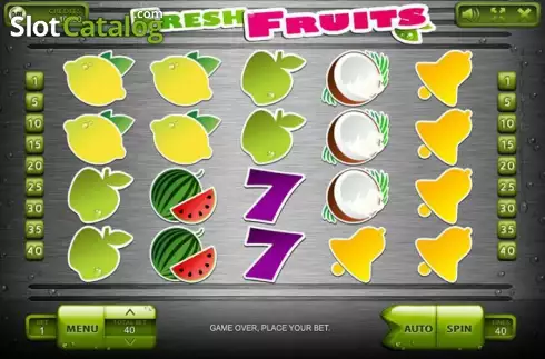Скрин2. Fresh Fruits (Endorphina) слот