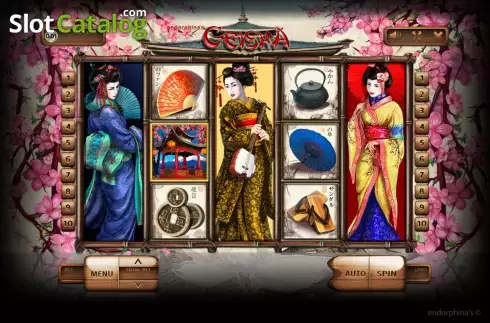 Скрин2. Geisha (Endorphina) слот