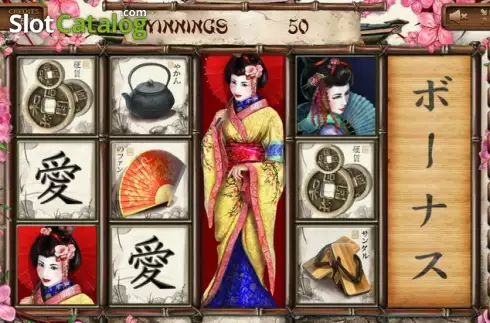 Скрин4. Geisha (Endorphina) слот
