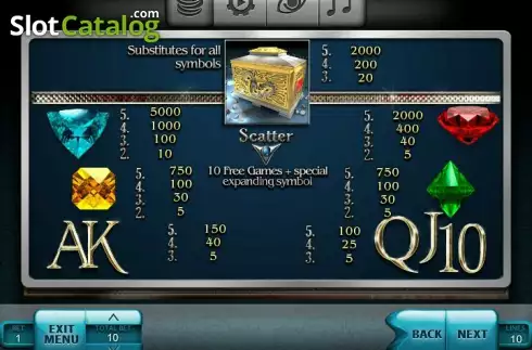 Скрин3. Gems & Stones слот