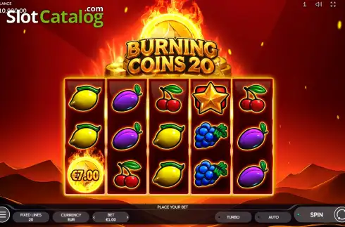 Скрин3. Burning Coins 20 слот