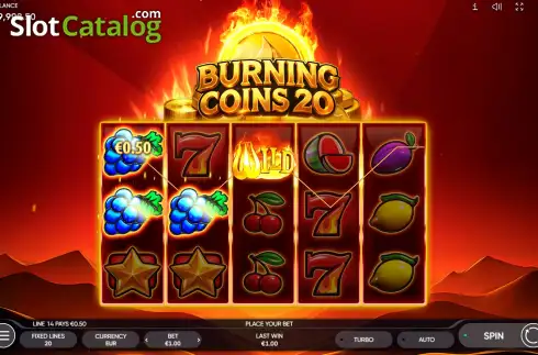 Скрин5. Burning Coins 20 слот