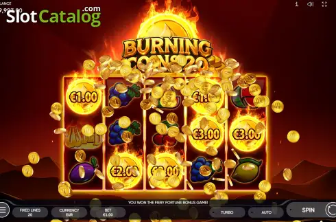 Скрин6. Burning Coins 20 слот