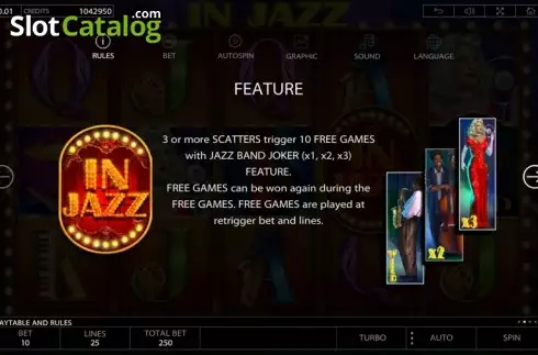 Скрин8. In Jazz слот