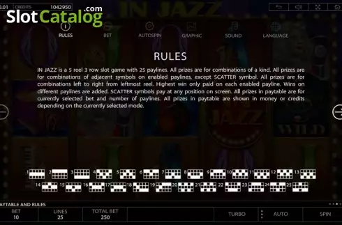 Скрин9. In Jazz слот
