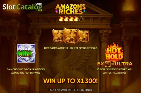 Скрин2. Amazons Riches слот