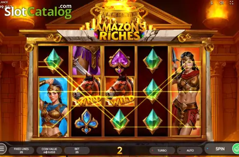 Скрин4. Amazons Riches слот