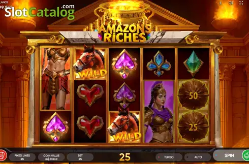Скрин5. Amazons Riches слот