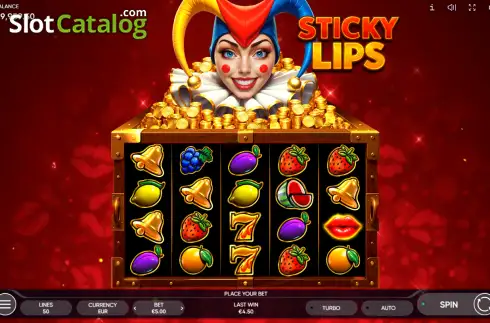 Скрин2. Sticky Lips слот