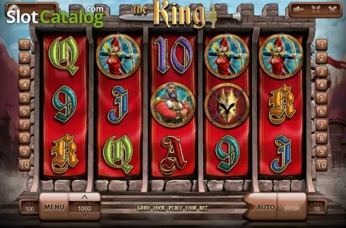 Скрин2. The King (Endorphina) слот
