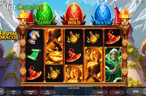 Скрин2. 3 Royal Dracos слот