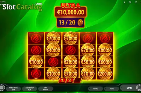 Скрин3. Burning Coins 100 слот