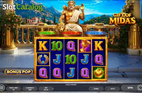 Скрин2. Gift of Midas слот