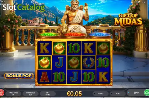 Скрин3. Gift of Midas слот