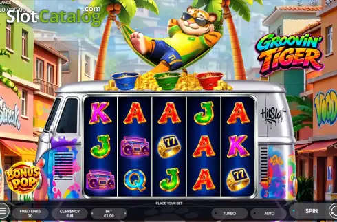 Скрин2. Groovin Tiger слот