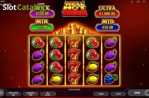 Скрин2. Hell Hot 1000 слот