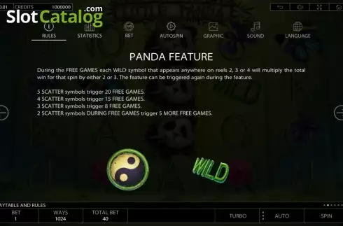 Скрин3. Little Panda слот