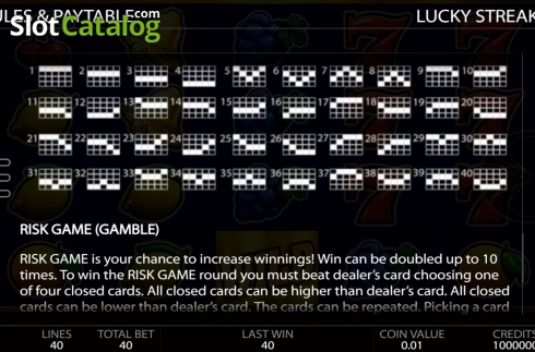 Скрин6. Lucky streak 1 слот