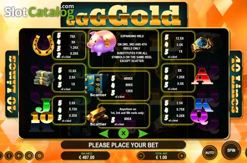 Скрин4. GGGGold слот