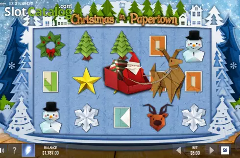 Скрин5. Christmas in Papertown слот