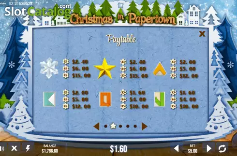 Скрин9. Christmas in Papertown слот