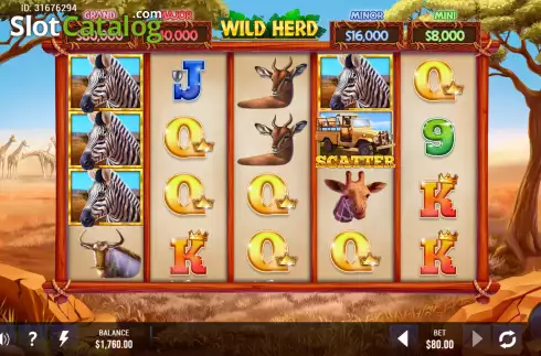 Скрин2. Wild Herd слот