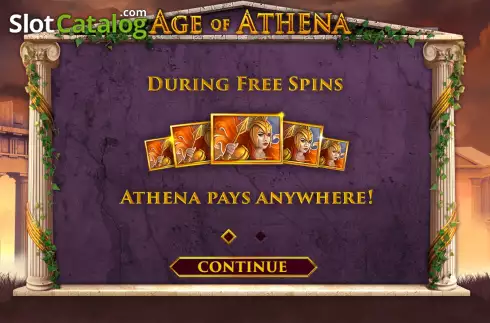 Скрин2. Age of Athena слот