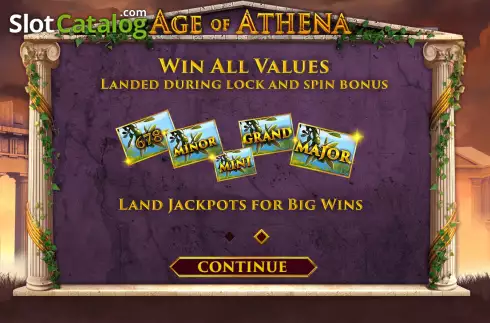 Скрин3. Age of Athena слот