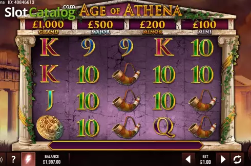 Скрин4. Age of Athena слот