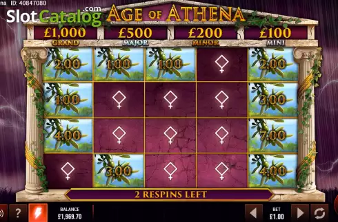 Скрин9. Age of Athena слот